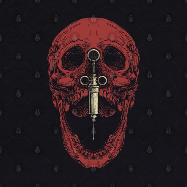 Skull and Syringe by affan2fly